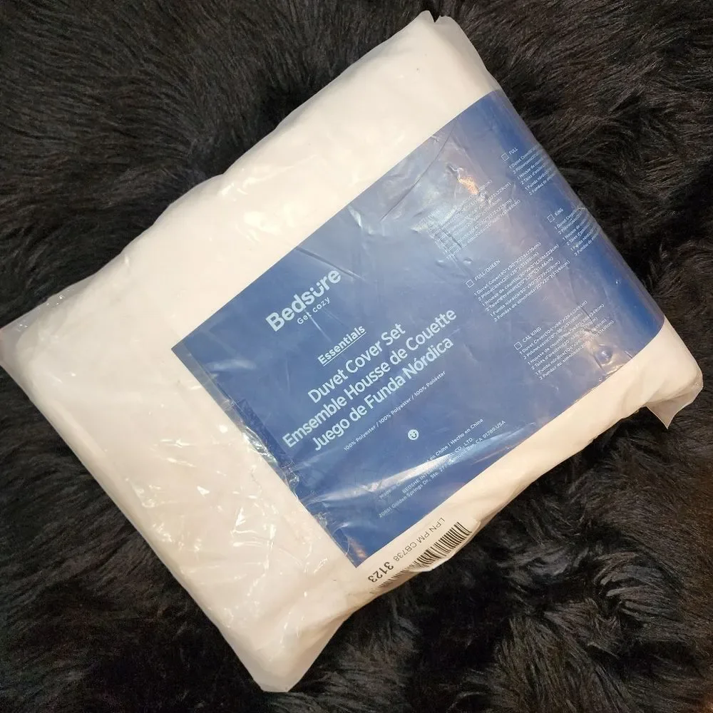 White Duvet Cover Set Bedsure - King